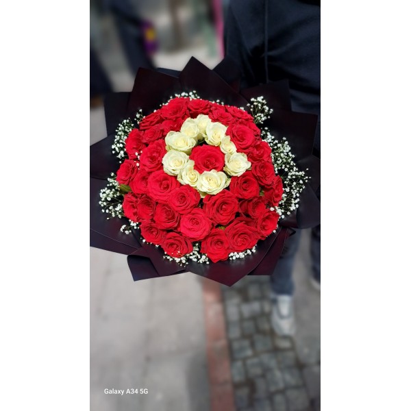 41'li Karışık Gül Buketi